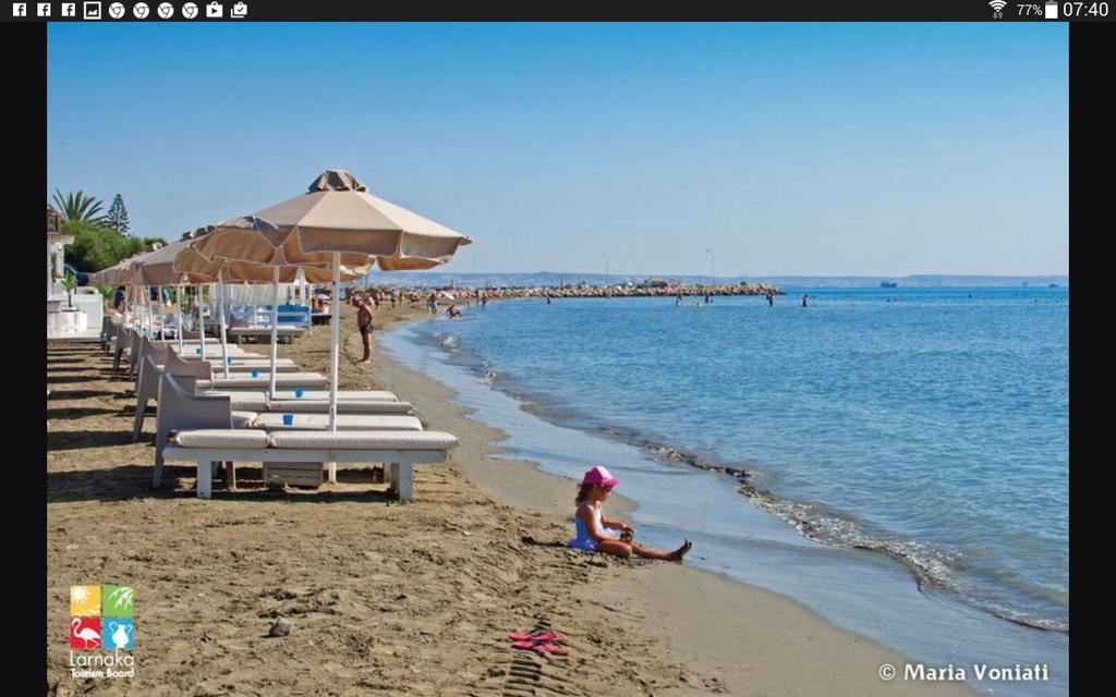 Panikos Beach Apartment I Ларнака Экстерьер фото